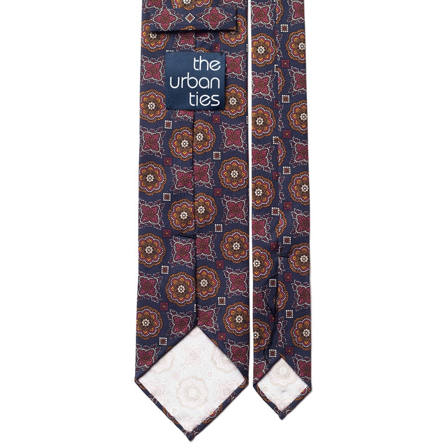 VINTAGE MEDALLION SILK TIE