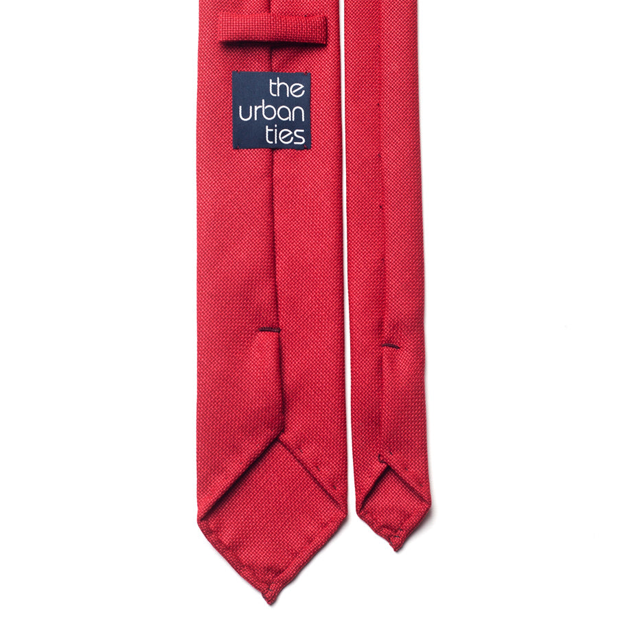 SOLID WOOL TIE - RED
