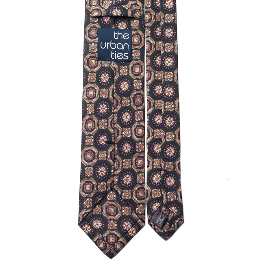 VINTAGE MEDALLION SILK TIE