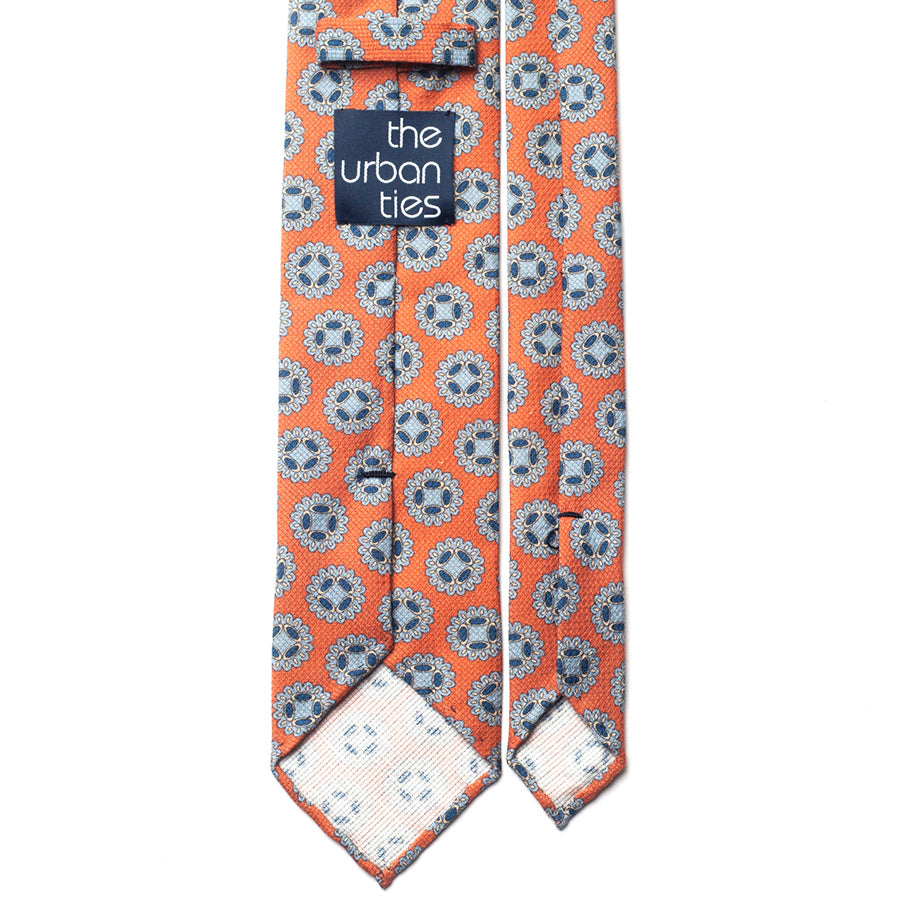 MEDALLION GARZA COTTON/LINEN TIE