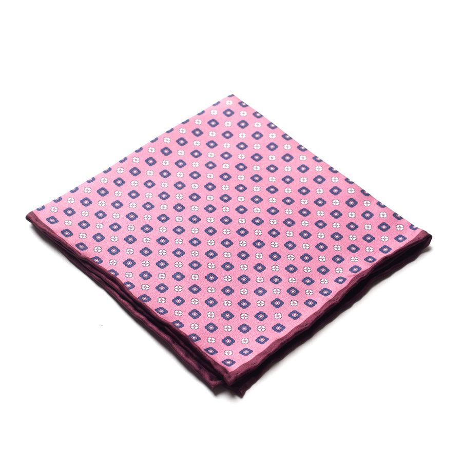 FLORAL SILK POCKET SQUARE