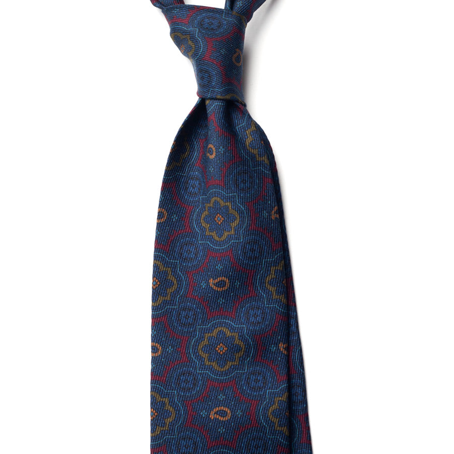VINTAGE MEDALLION SILK TIE
