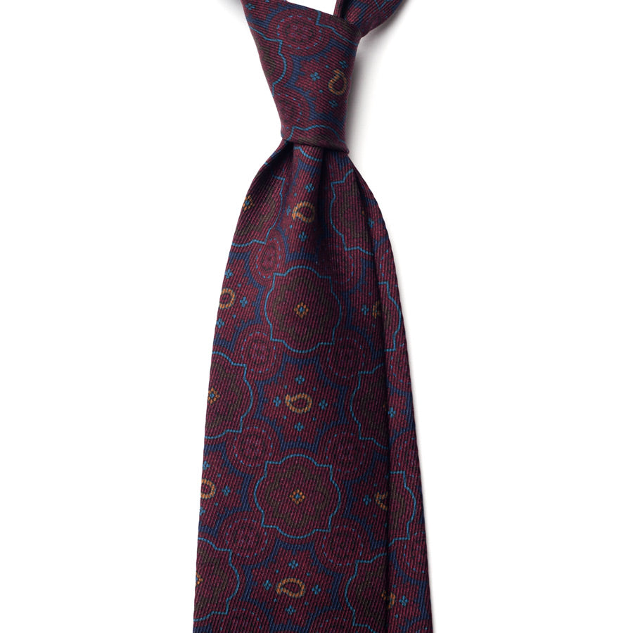 VINTAGE MEDALLION SILK TIE