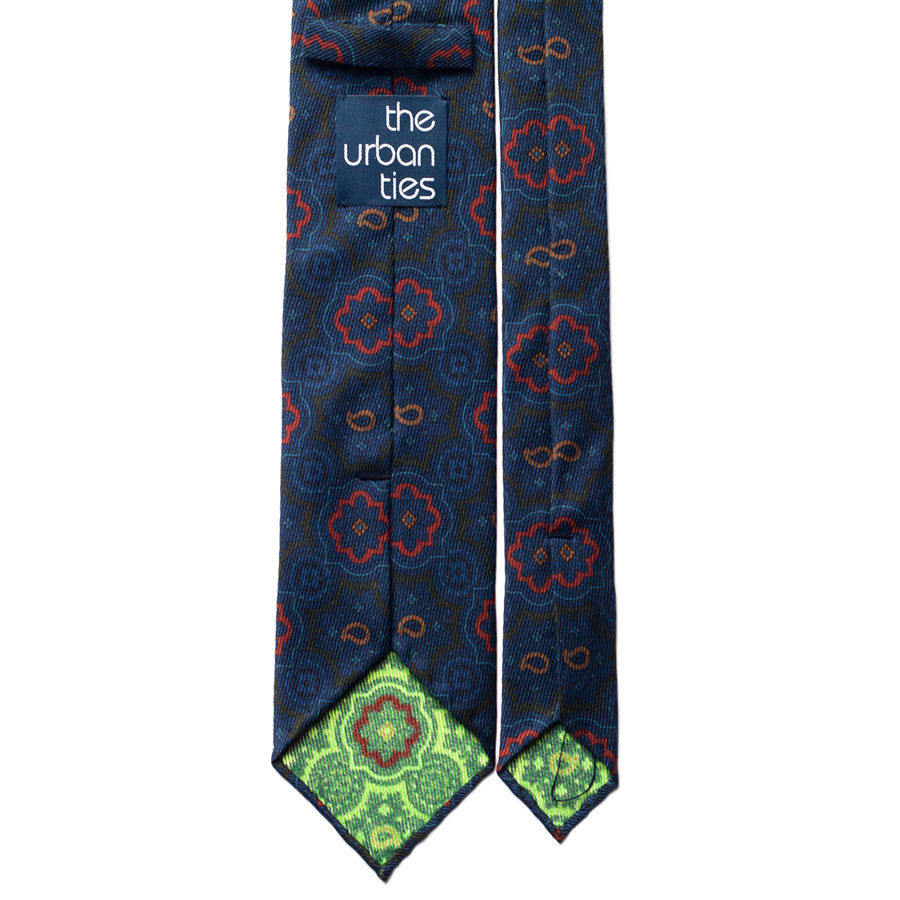 VINTAGE MEDALLION SILK TIE