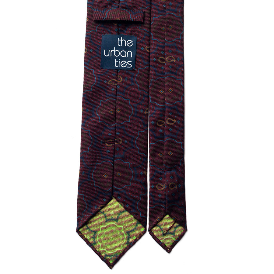 VINTAGE MEDALLION SILK TIE