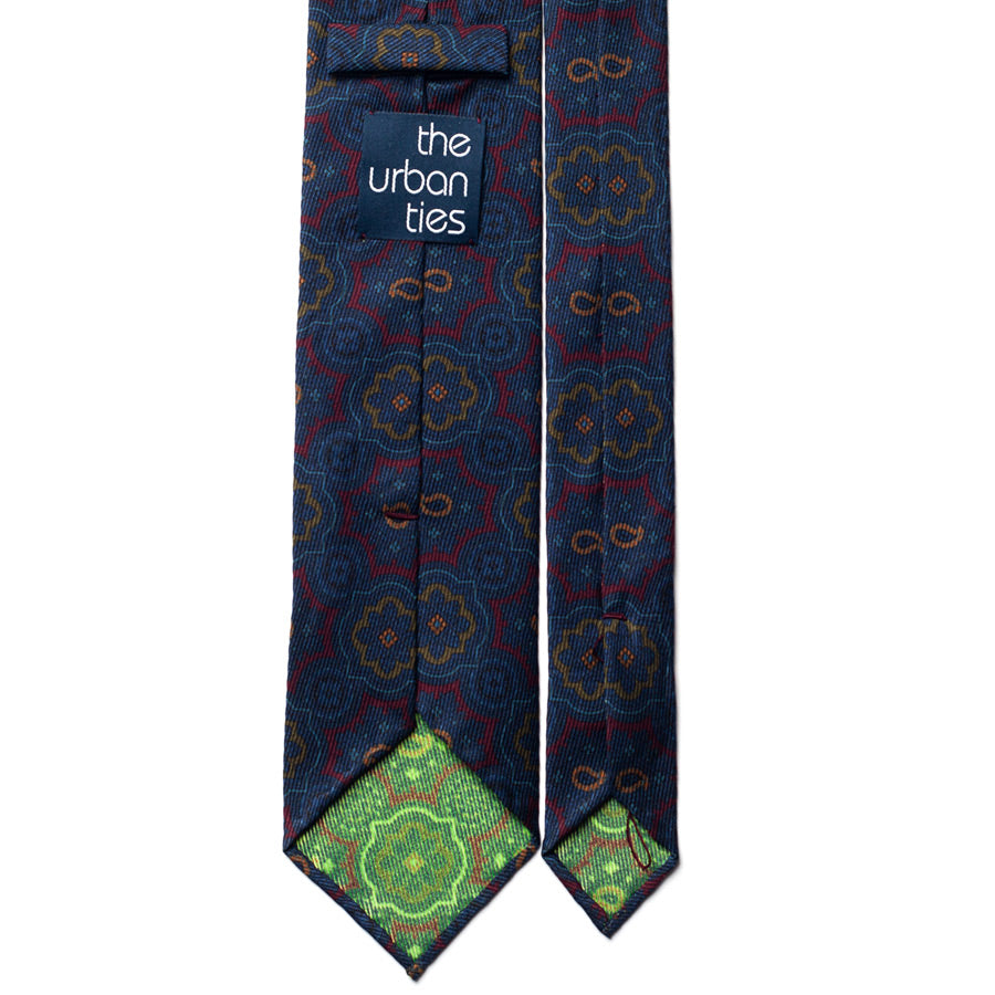 VINTAGE MEDALLION SILK TIE
