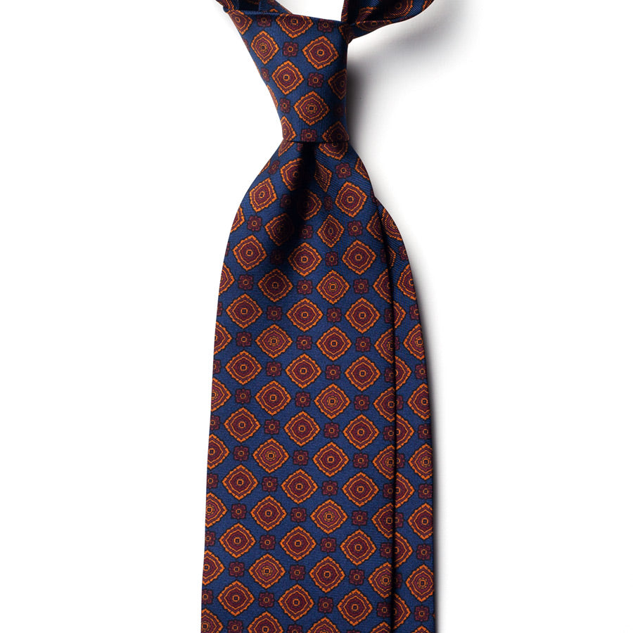 VINTAGE MEDALLION SILK TIE
