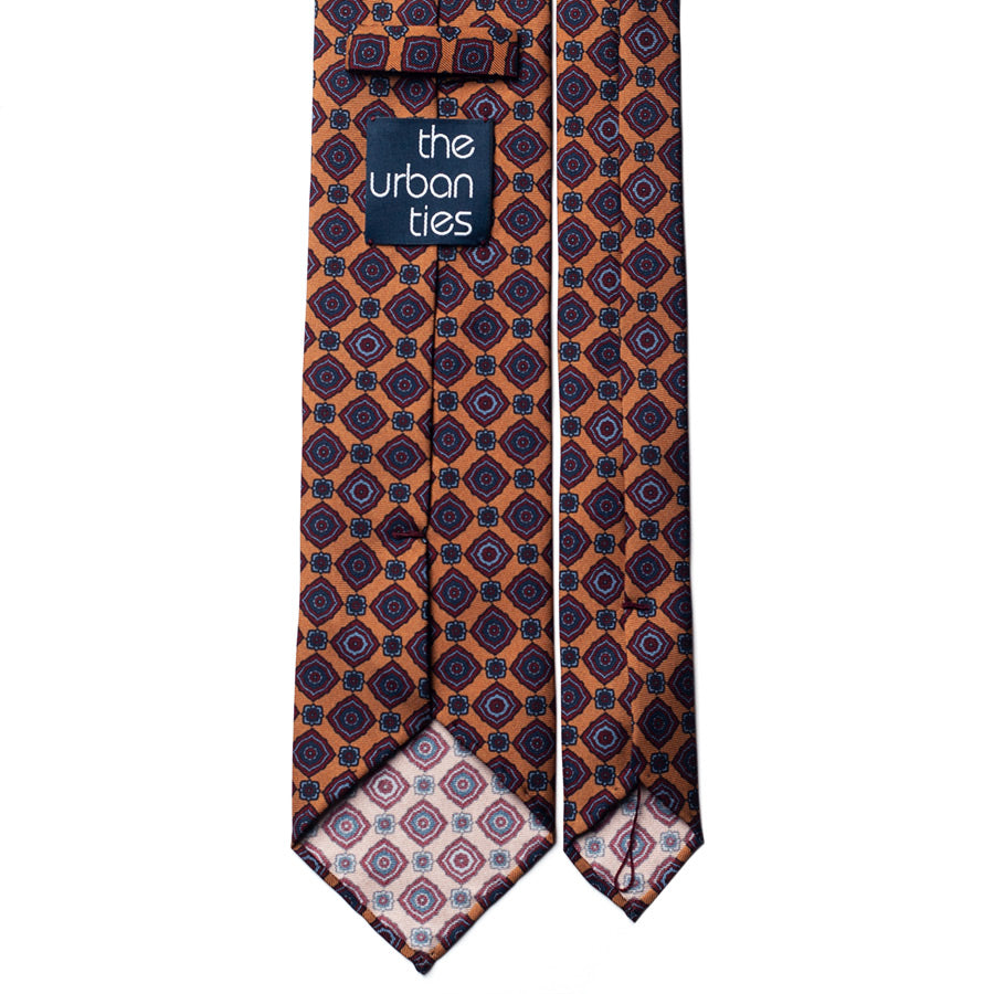 VINTAGE MEDALLION SILK TIE