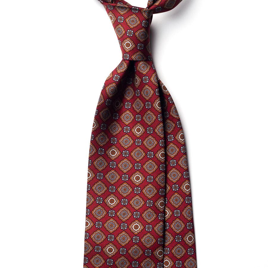 VINTAGE MEDALLION SILK TIE