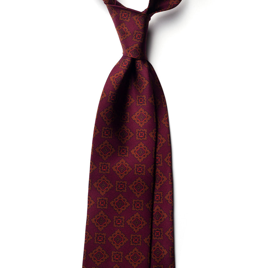 VINTAGE MEDALLION SILK TIE