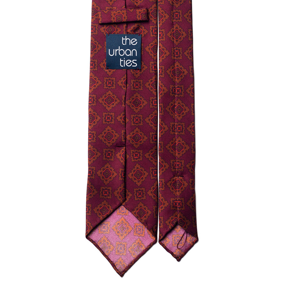 VINTAGE MEDALLION SILK TIE