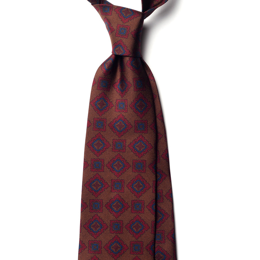 VINTAGE MEDALLION SILK TIE
