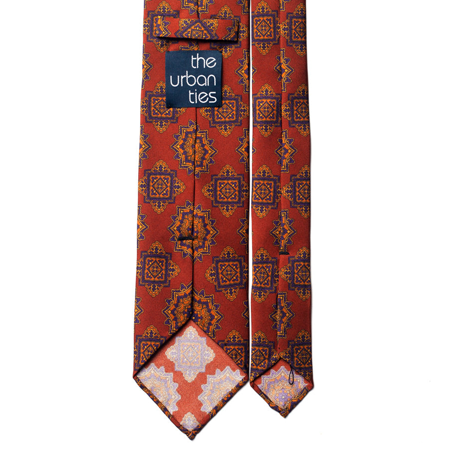VINTAGE MEDALLION SILK TIE