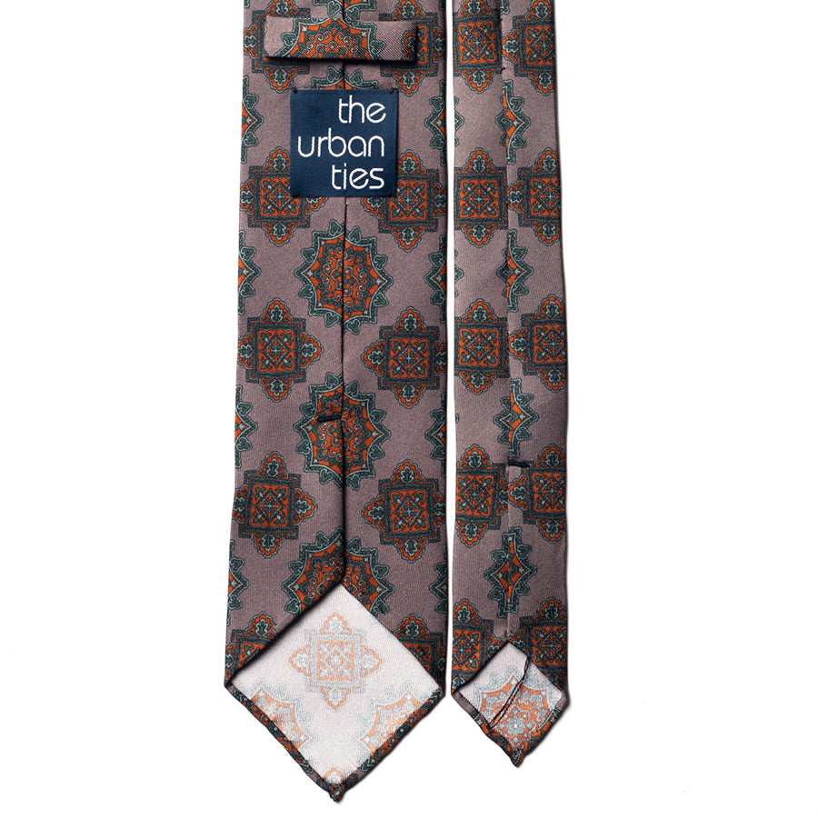 VINTAGE MEDALLION SILK TIE