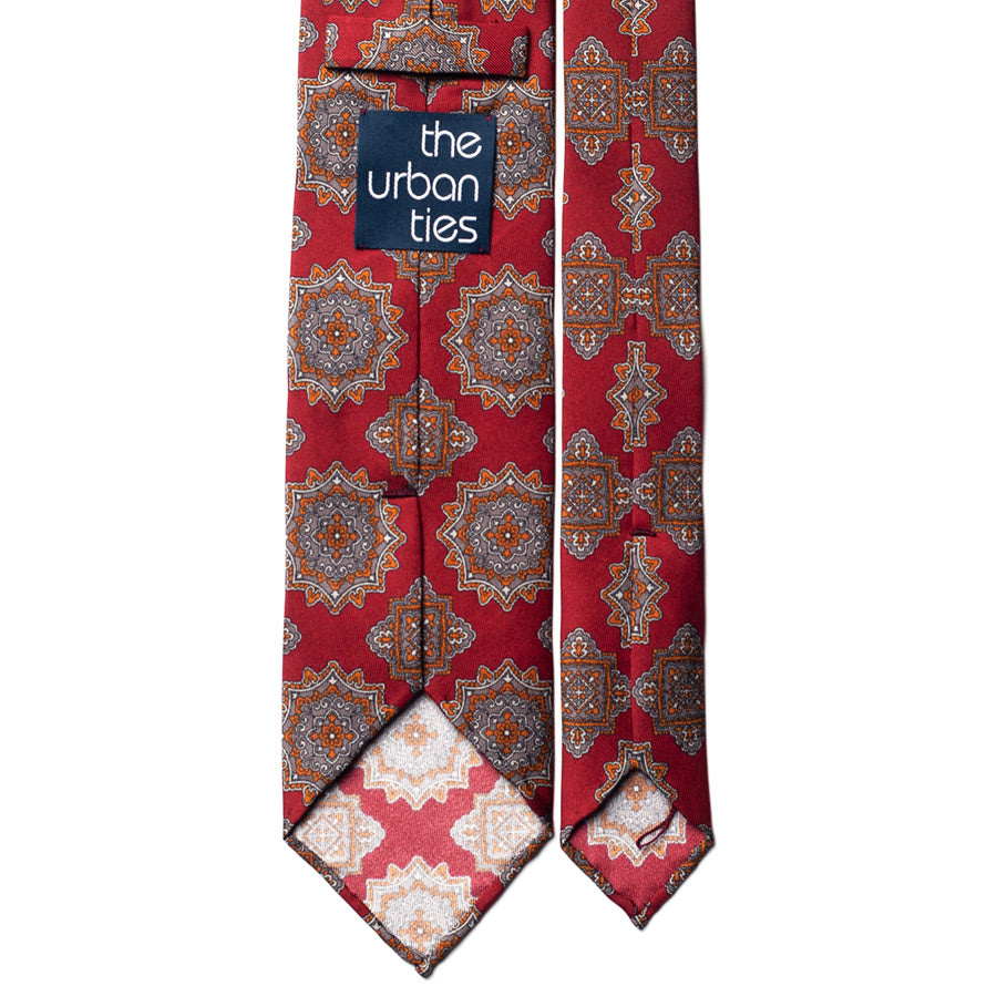 VINTAGE MEDALLION SILK TIE