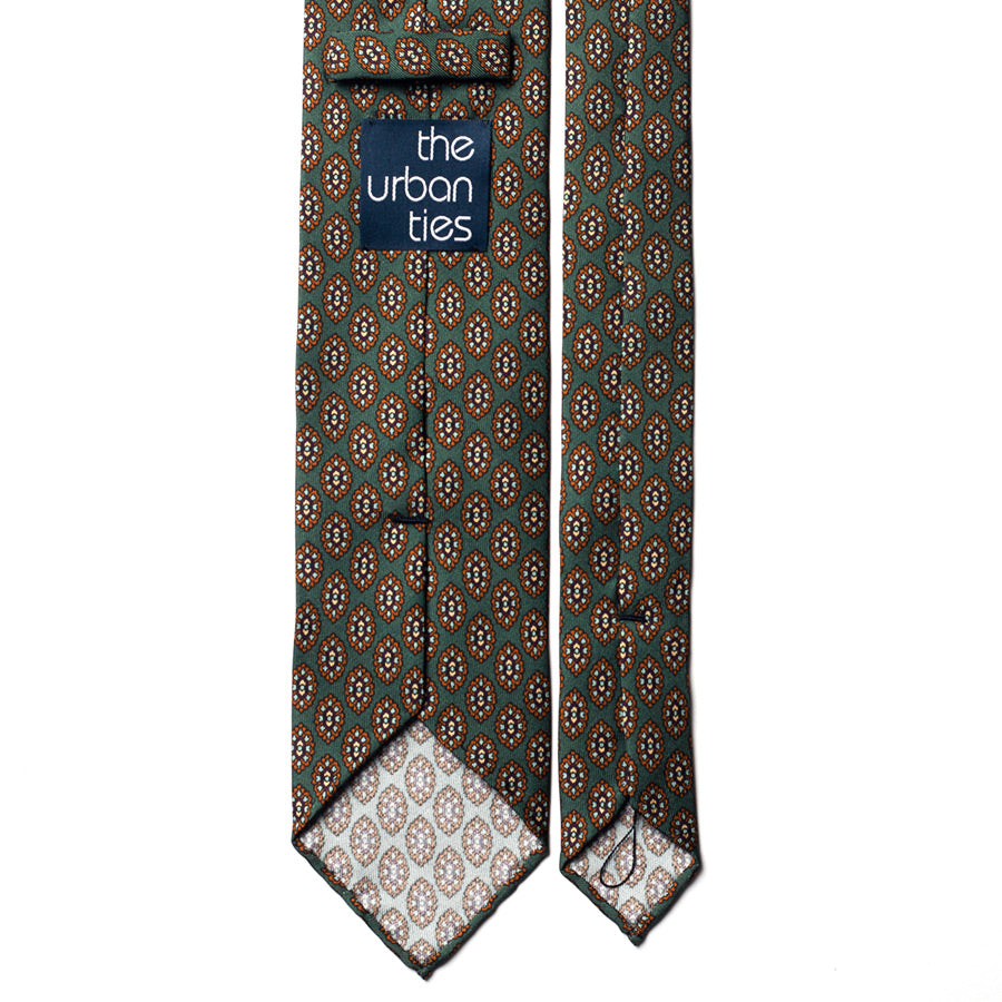 VINTAGE MEDALLION SILK TIE