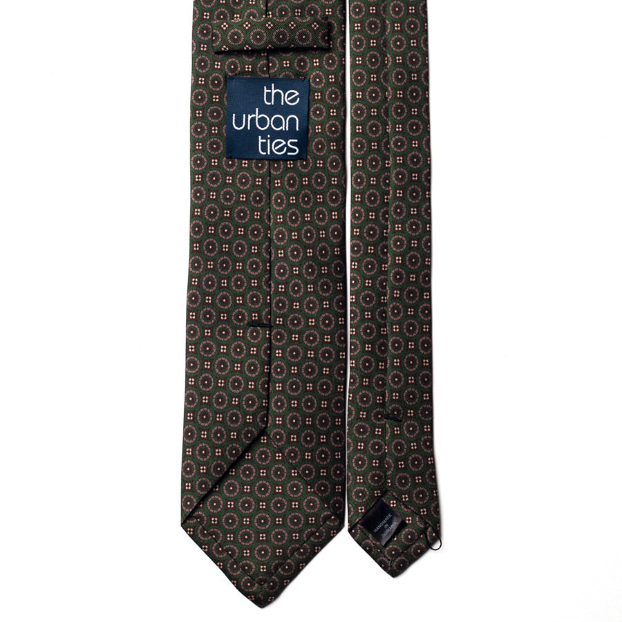 VINTAGE MEDALLION SILK TIE