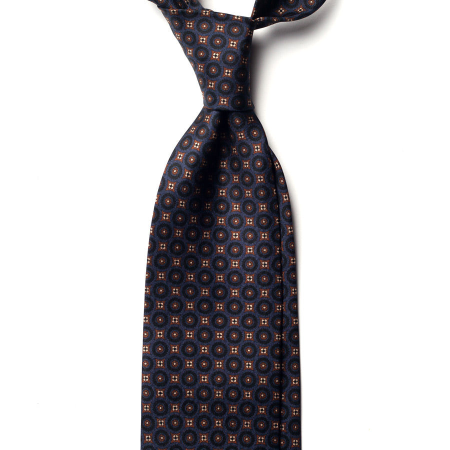 VINTAGE MEDALLION SILK TIE