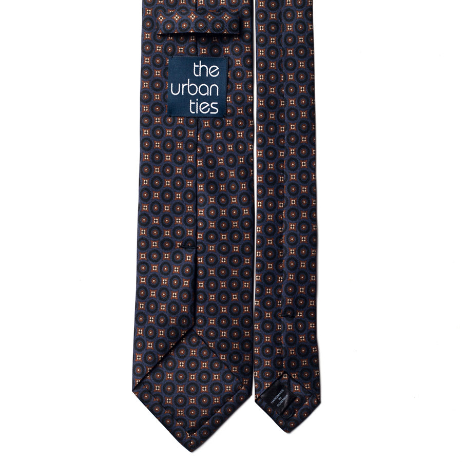 VINTAGE MEDALLION SILK TIE
