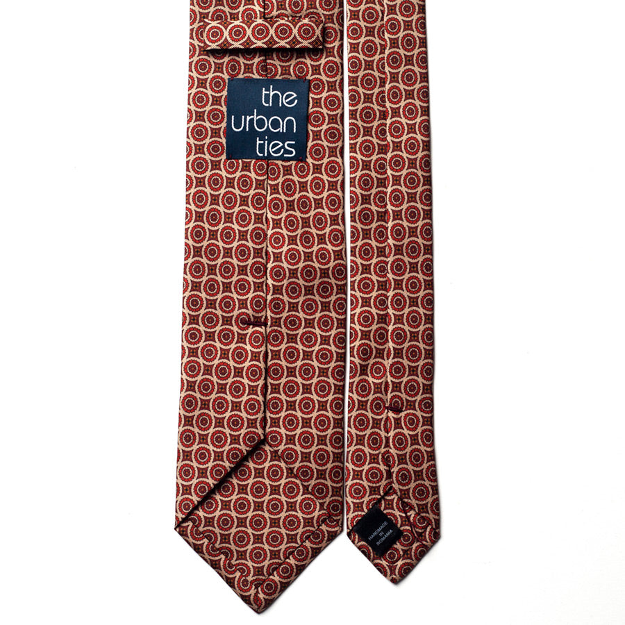 VINTAGE MEDALLION SILK TIE
