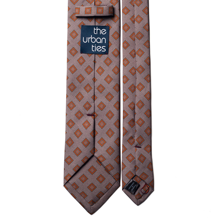 GEOMETRIC SILK TIE