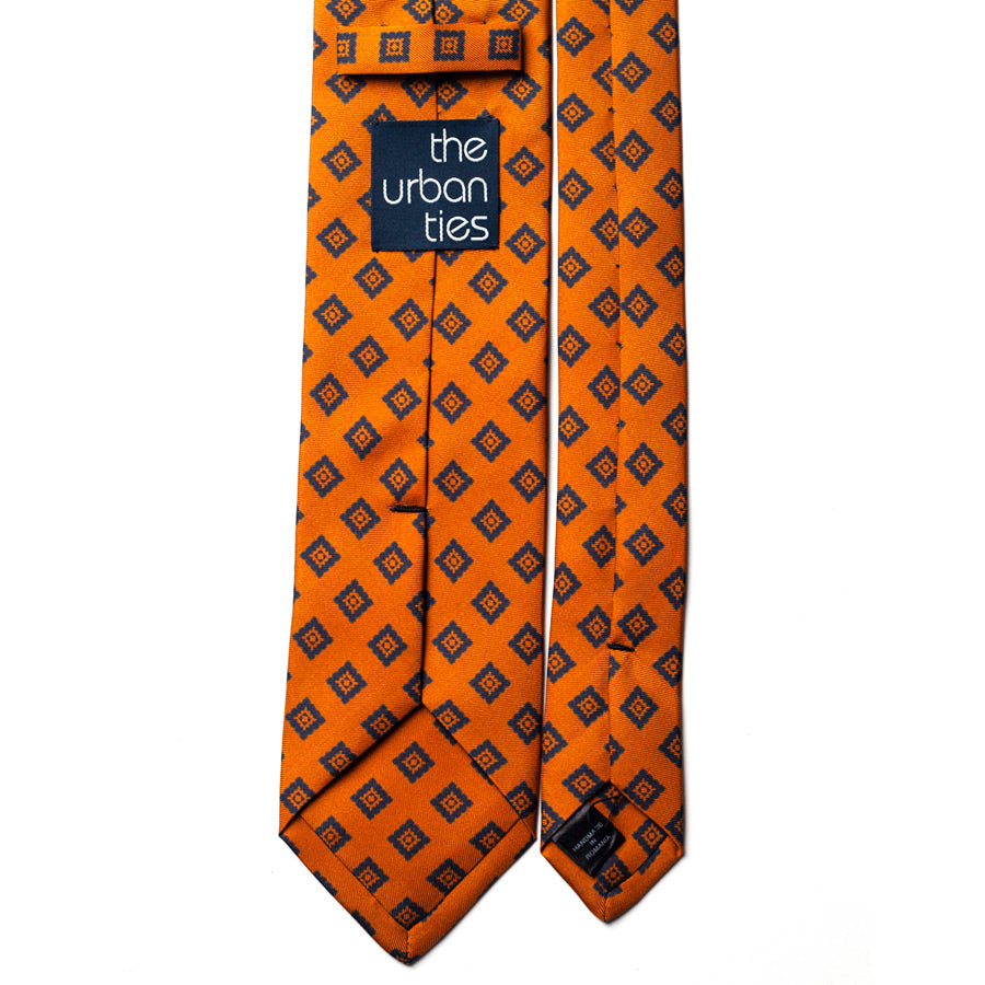 GEOMETRIC SILK TIE