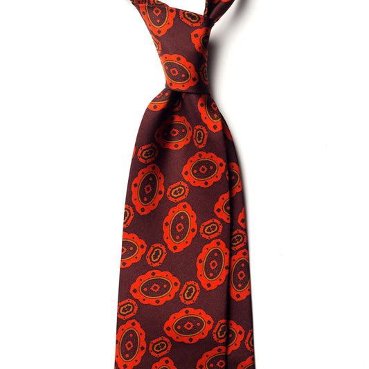 VINTAGE MEDALLION SILK TIE