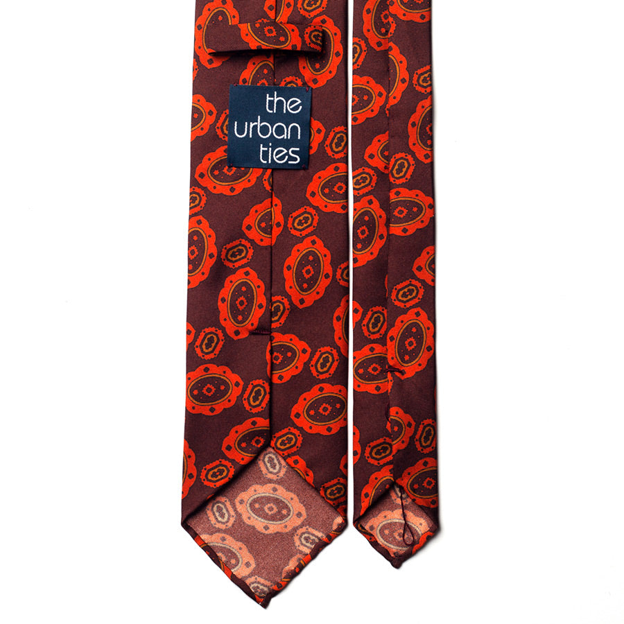 VINTAGE MEDALLION SILK TIE