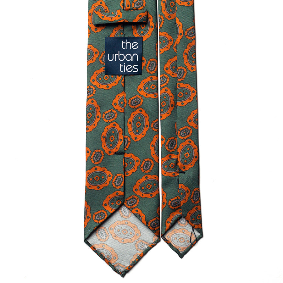 VINTAGE MEDALLION SILK TIE