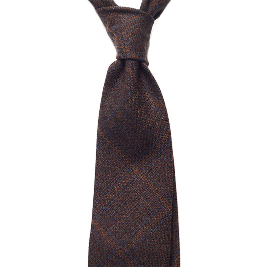 WINDOWPANE CASHMERE TIE