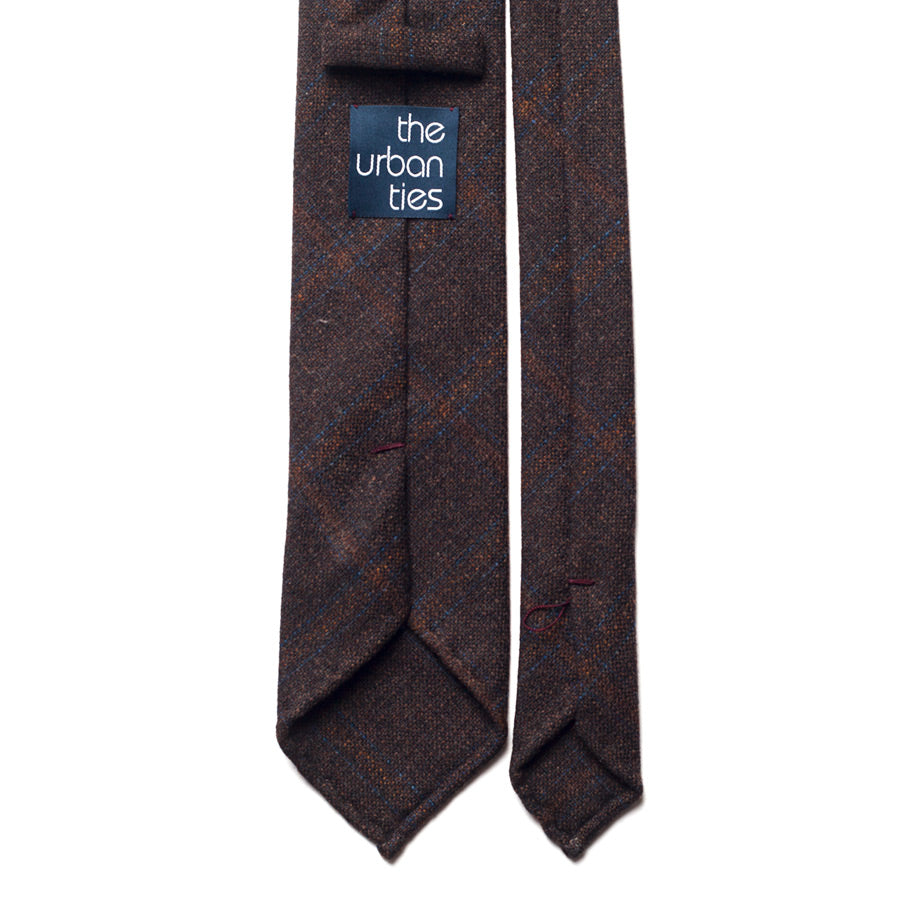 WINDOWPANE CASHMERE TIE