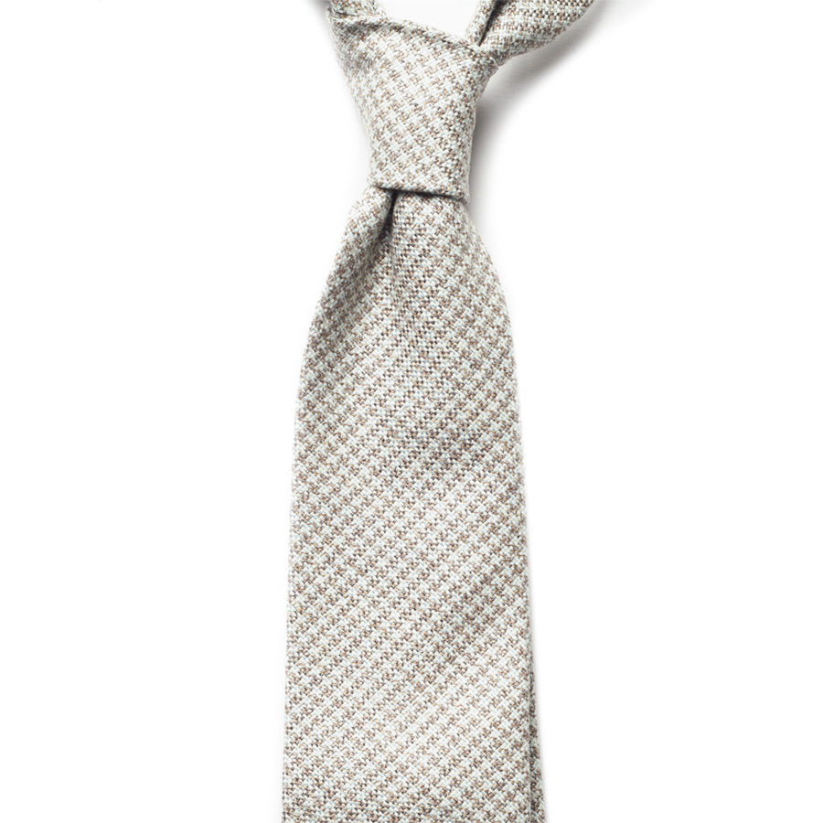 HOUNDSTOOTH WOOL TIE