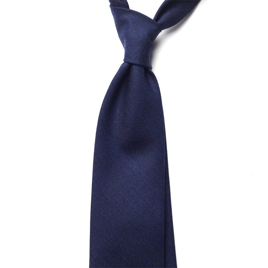 GLEN CHECK WOOL TIE