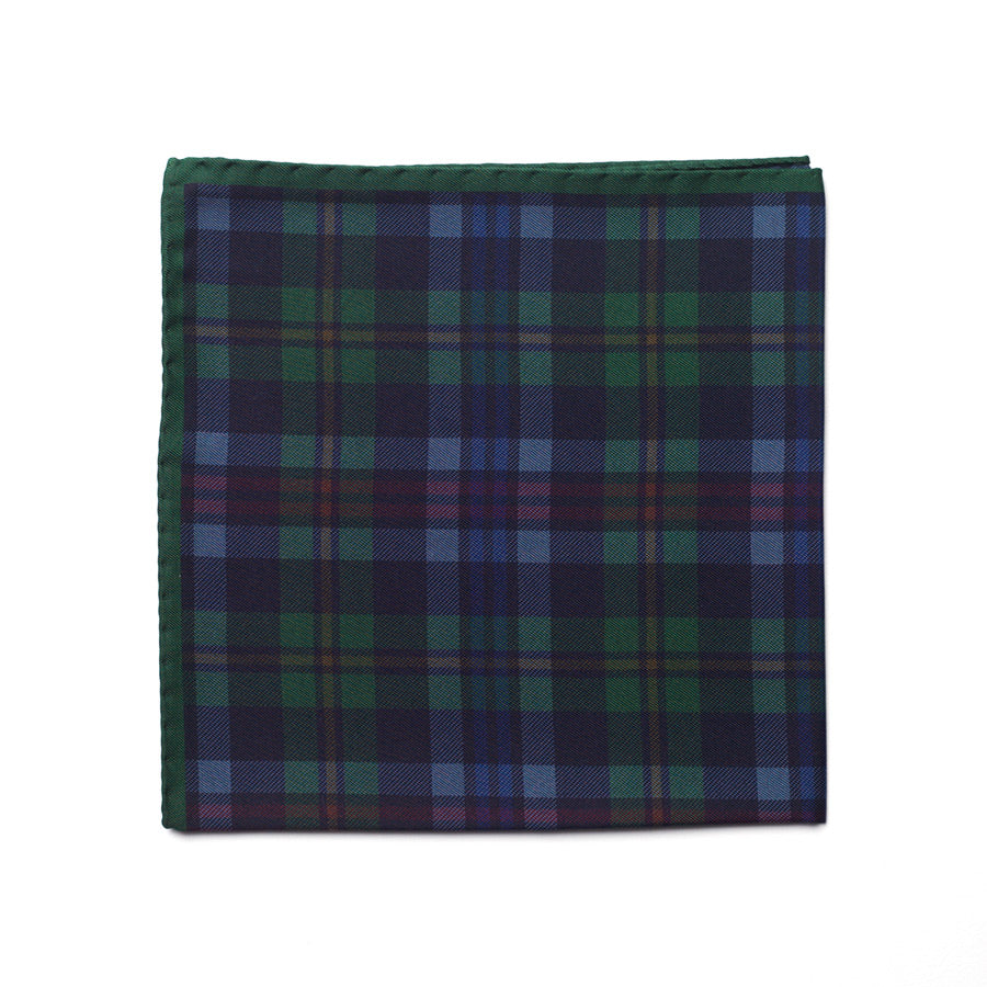 PLAID CHECK POCKET SQUARE