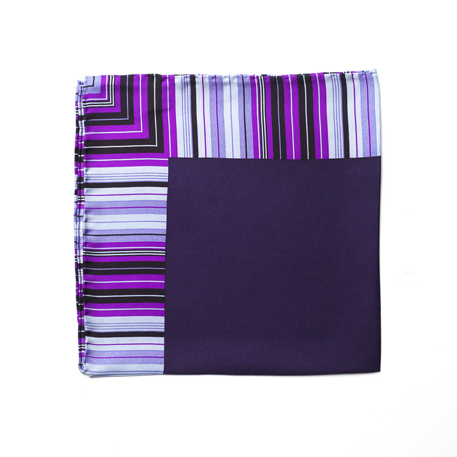 STRIPE POCKET SQUARE