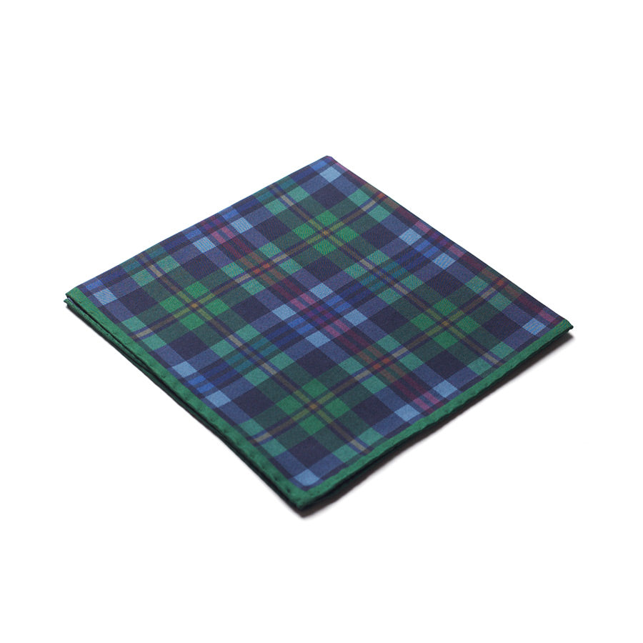 PLAID CHECK POCKET SQUARE