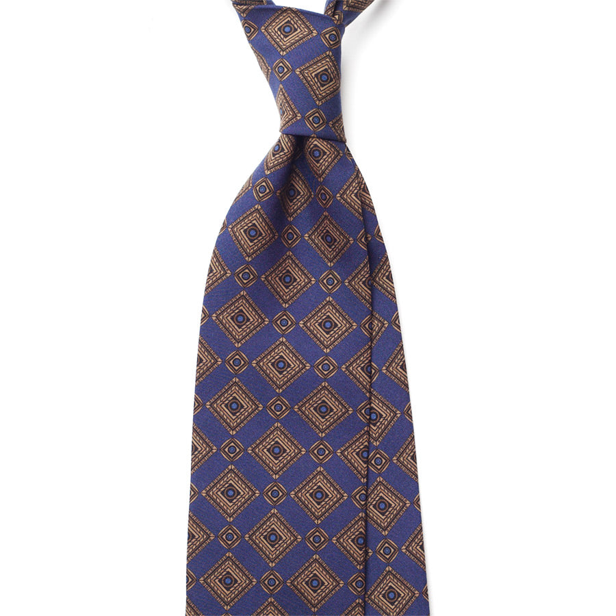 VINTAGE MEDALLION SILK TIE
