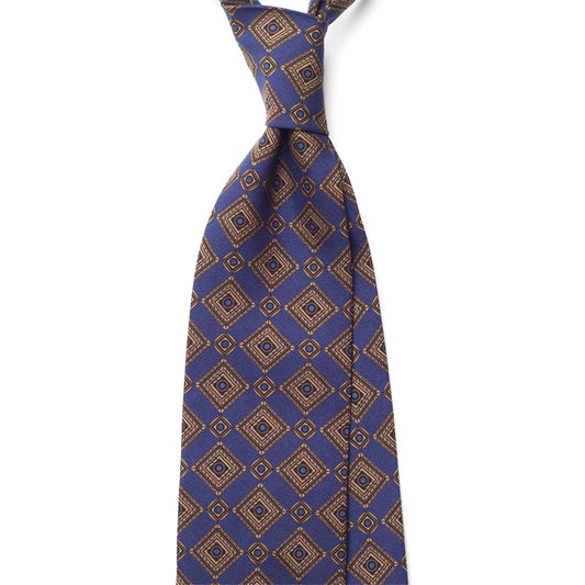 VINTAGE MEDALLION SILK TIE