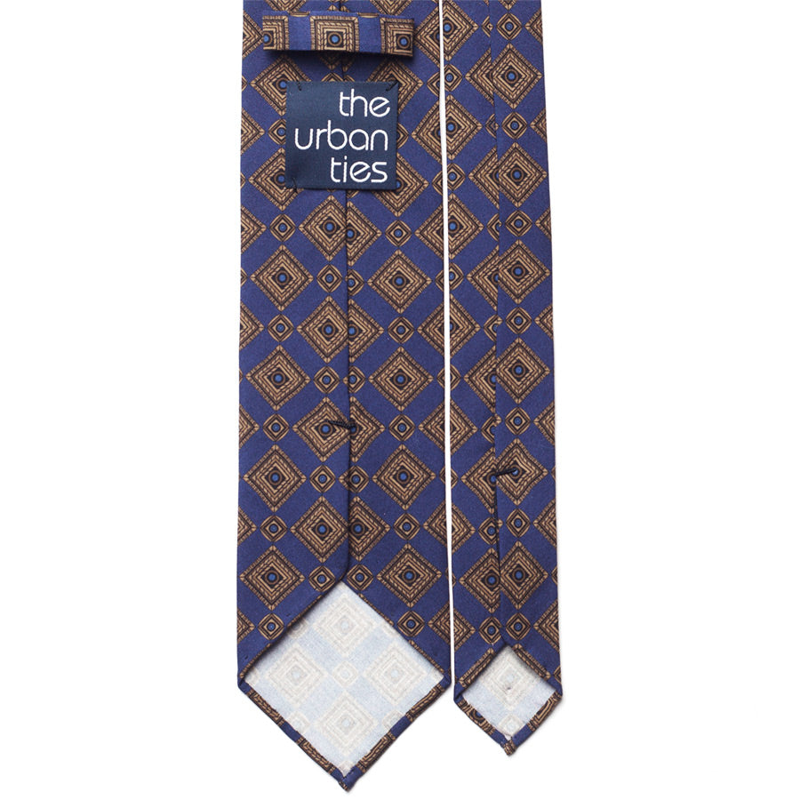 VINTAGE MEDALLION SILK TIE