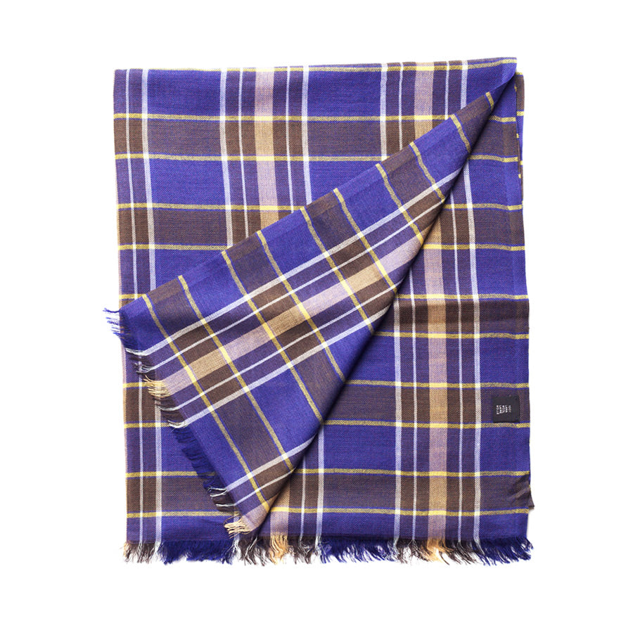 PLAID CASHMERE SCARF