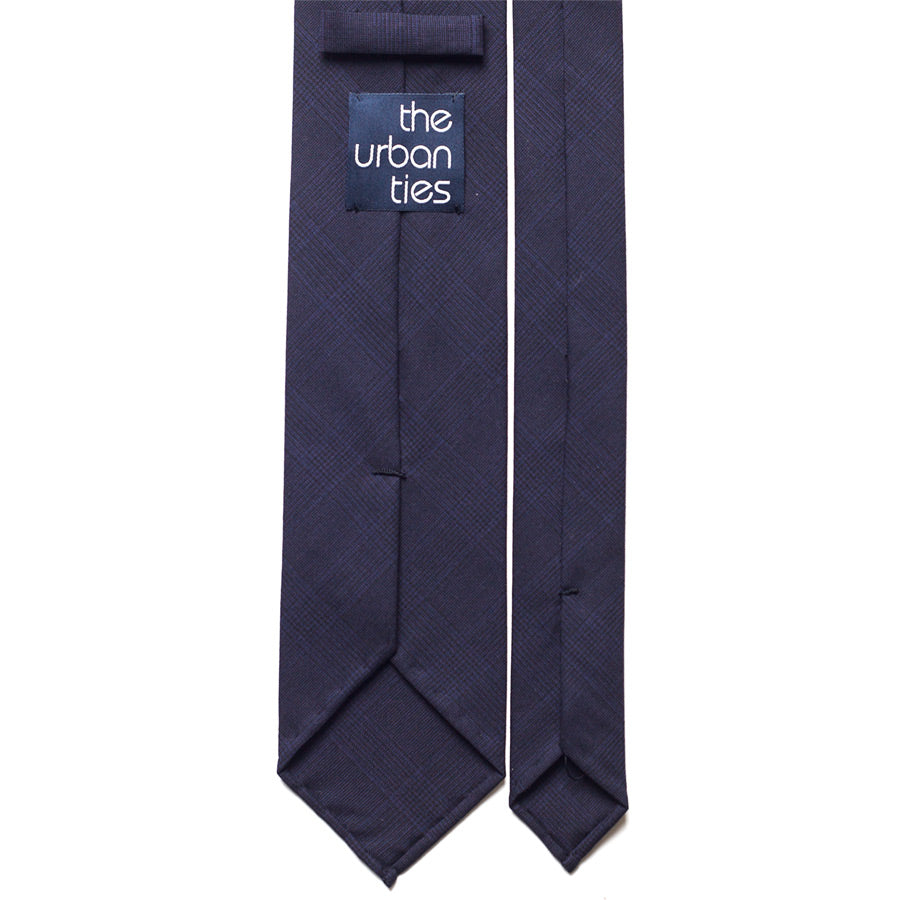GLEN CHECK WOOL TIE