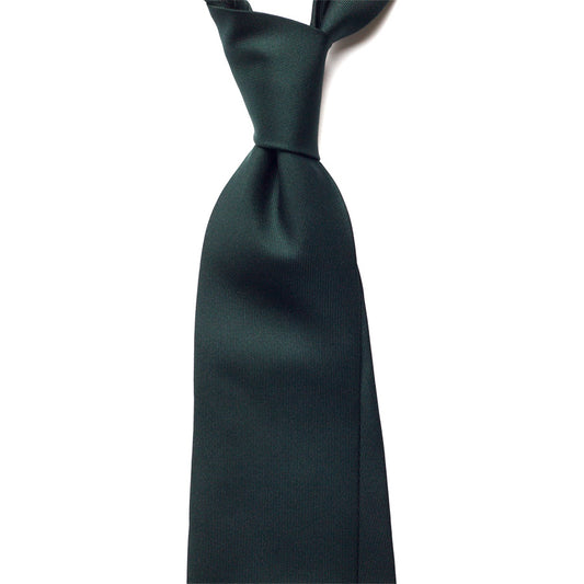SOLID SILK TIE - GREEN