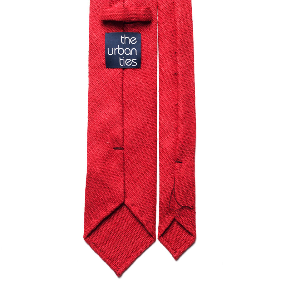 RAW SILK TIE