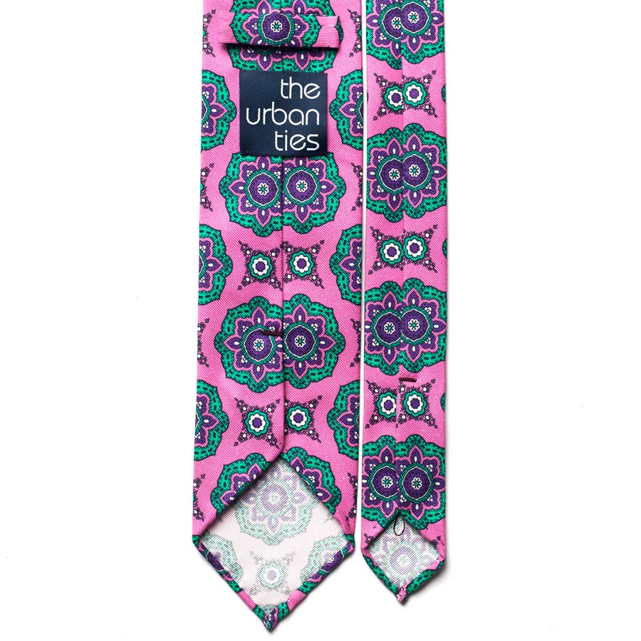 VINTAGE MEDALLION SILK TIE