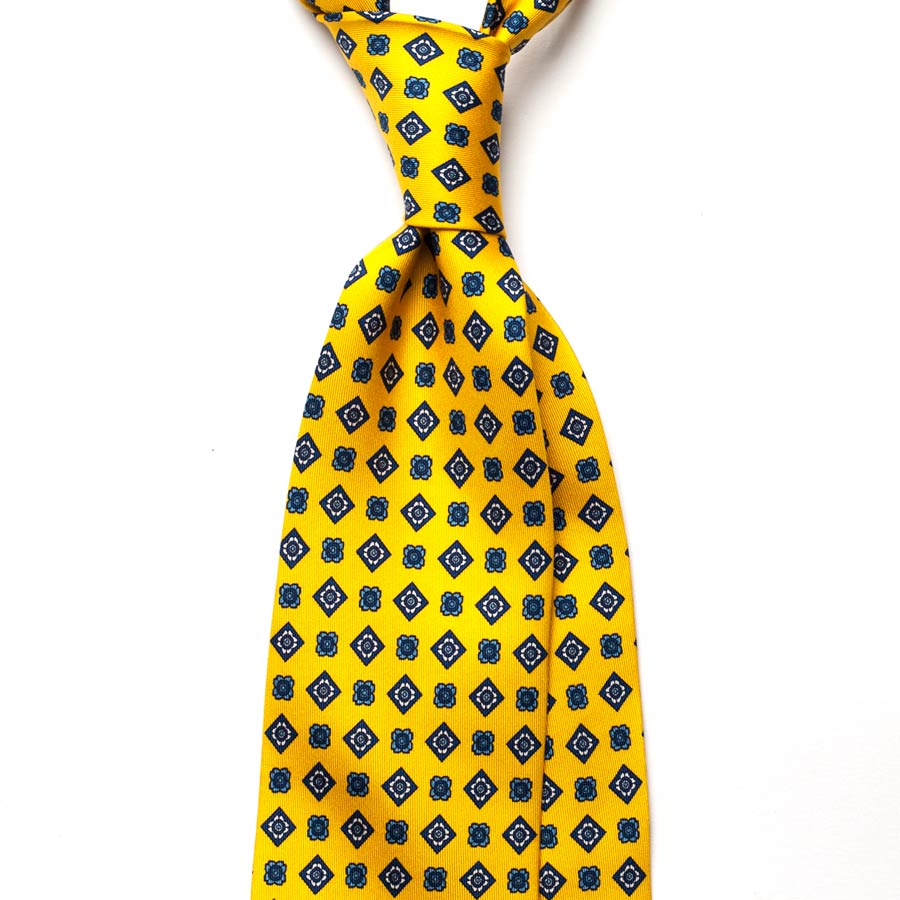 GEOMETRIC SILK TIE