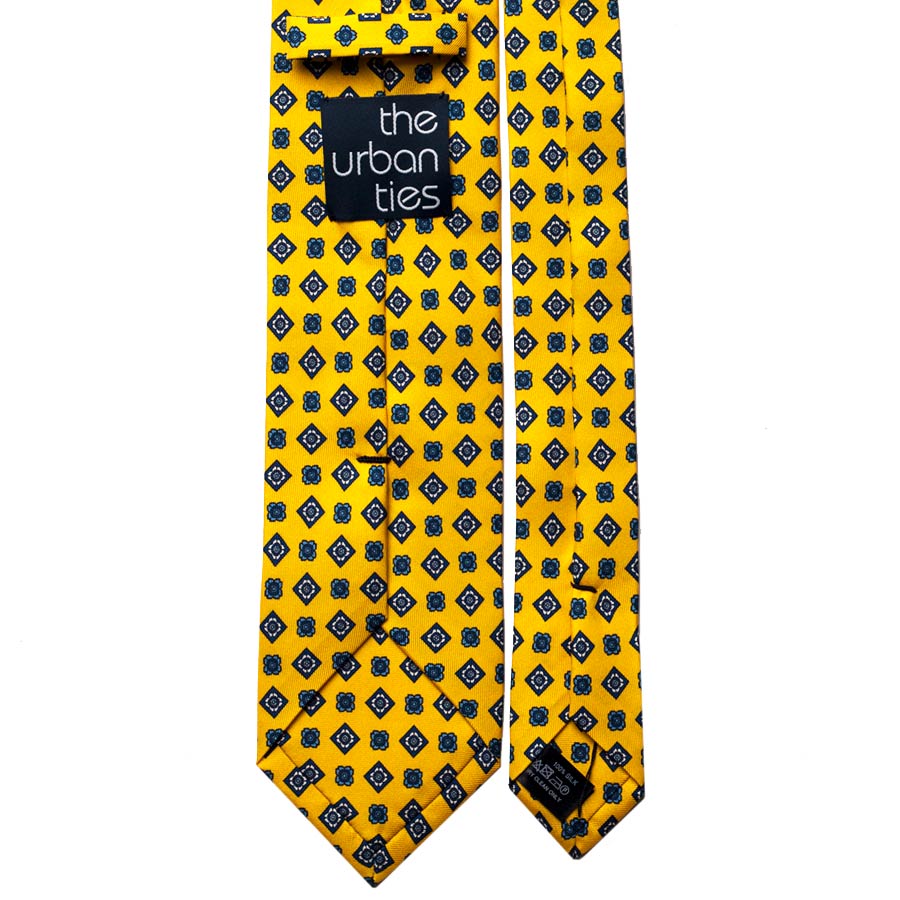 GEOMETRIC SILK TIE
