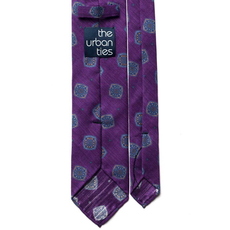 VINTAGE MEDALLION SILK TIE