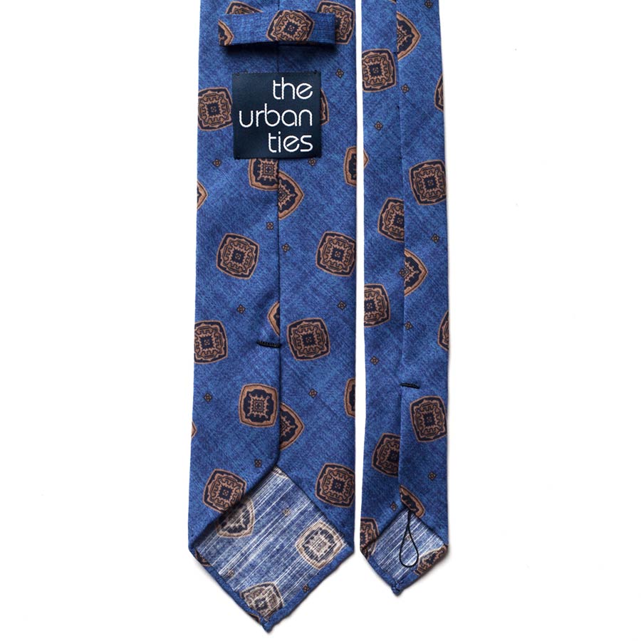 VINTAGE MEDALLION SILK TIE