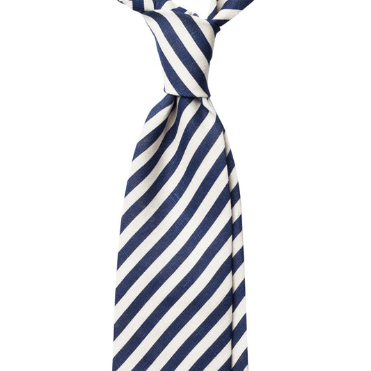 NAUTICAL STRIPES LINEN TIE