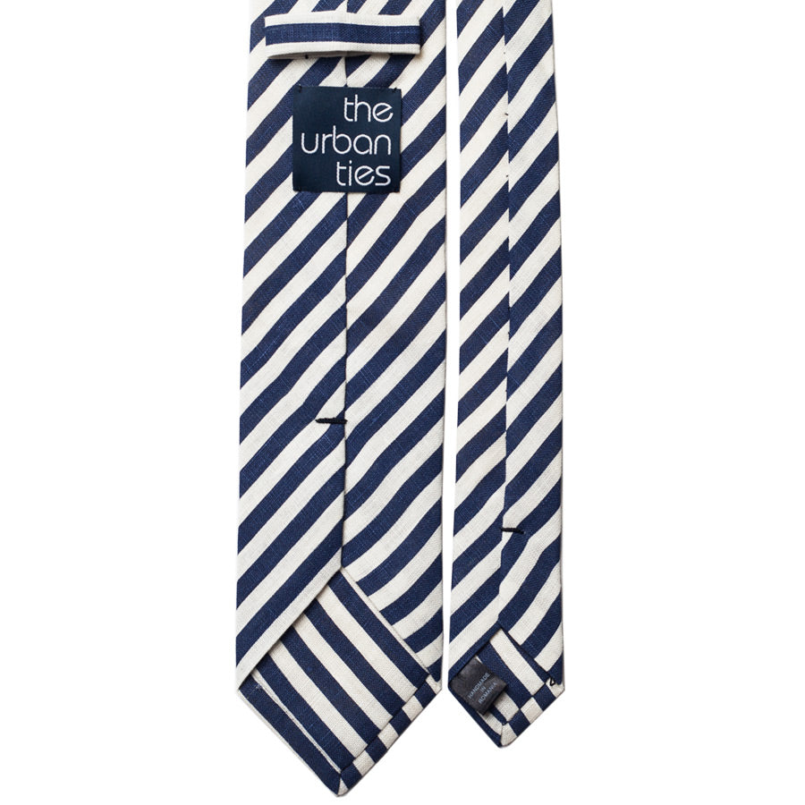 NAUTICAL STRIPES LINEN TIE